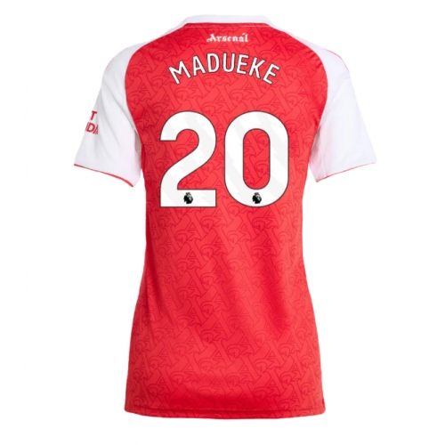 Billige Fotballdrakt Arsenal Noni Madueke #20 Replika Hjemmedrakt Dame 2025-26 Kortermet Billige Fotballdrakt Arsenal Noni Madueke #20 Replika Hjemmedrakt Dame 2025-26 Kortermet
